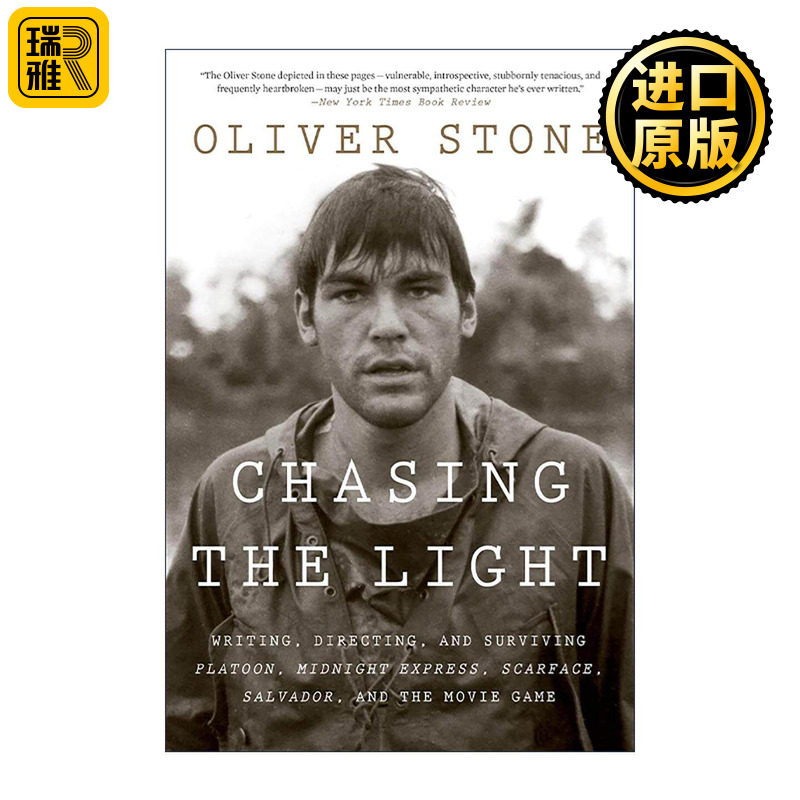 英文原版 Chasing The Light 追逐灯光 我的好莱坞闯荡史 奥利弗·斯通 英文版 进口英语原版书籍