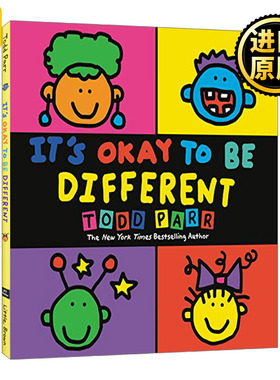 It's Okay To Be Different  与众不同是可以的 儿童启蒙认知 名家Todd Parr 精装绘本