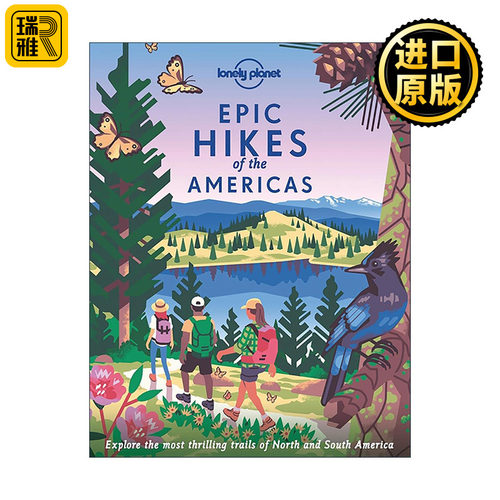 英文原版 Lonely Planet Epic Hikes of the Americas 孤独星球 美国徒步旅行 精装 英文版 进口英语原版书籍