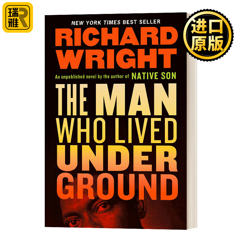 The Man Who Lived Underground 住在地下的人 美国图书馆 精装 Richard Wright