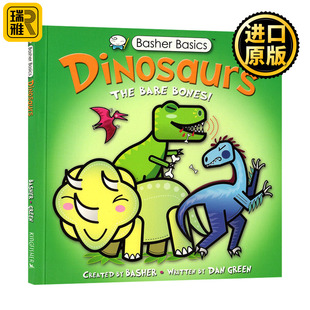 Basics 英文原版 DinosaursBasher 科学书：恐龙 好玩 Basher