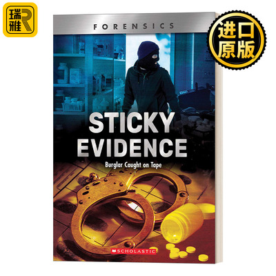 Sticky Evidence: Burglar Caught on Tape  Xbooks系列 粘性证据：用胶带抓获窃贼 科普知识绘科普读物