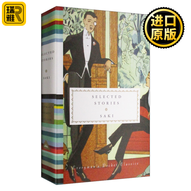 萨基短篇小说集 Everyman精装版 英文原版小说 Saki Selected Stories 英文版 Saki 进口英语原版书籍