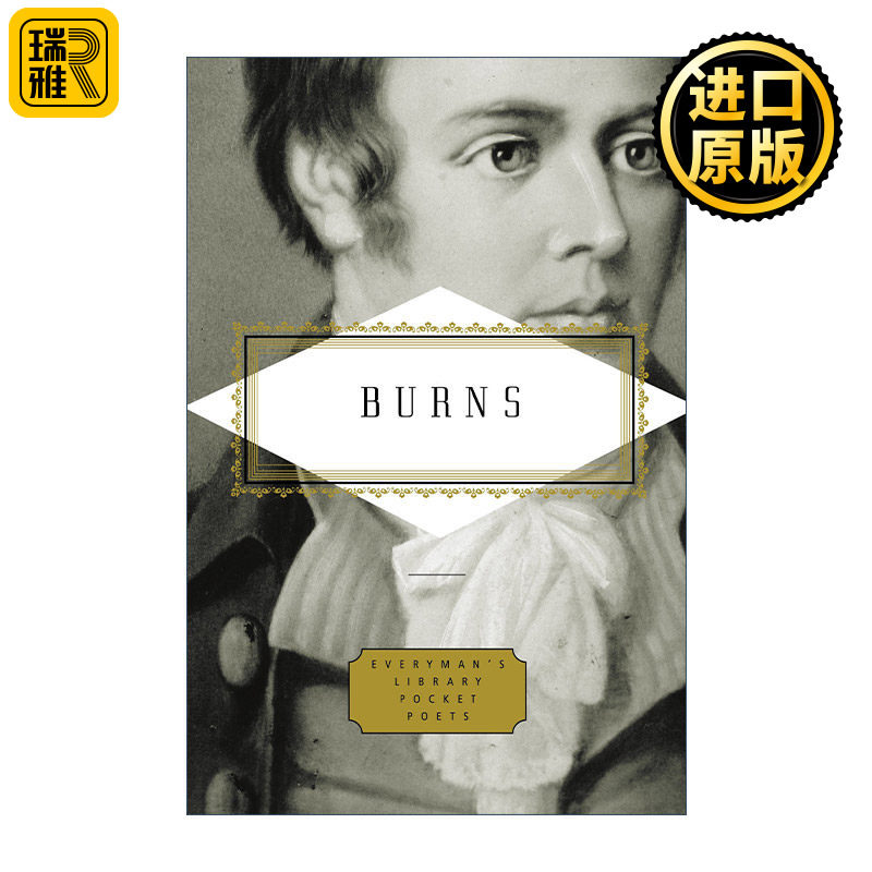 英文原版 Burns Poems Edited by Gerard Carruthers Everyman's Library Pocket Poets Series 苏格兰农民诗人罗伯特·彭斯诗选