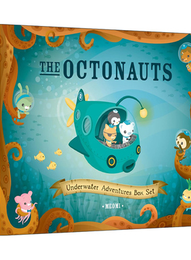 英文原版 The Octonauts: Underwater Adventures Box Set 海底小纵队探险记 同名动画原著故事 3-6岁儿童绘本套装 Meomi