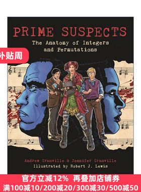 英文原版 Prime Suspects 头号嫌疑人 整数与排列的剖析 数学漫画 Andrew Granville 英文版 进口英语原版书籍