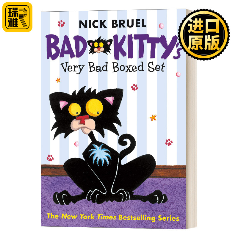 Bad Kitty'S Very Bad Boxed Set 1坏猫咪系列盒装 Nick Bruel