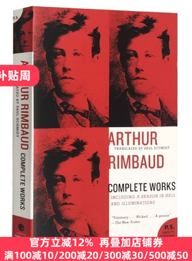 兰波作品全集 英文原版 Arthur Rimbaud Complete Works 诗歌散文集 19世纪法国著名诗人阿尔蒂尔兰波 英文版进口文学书籍