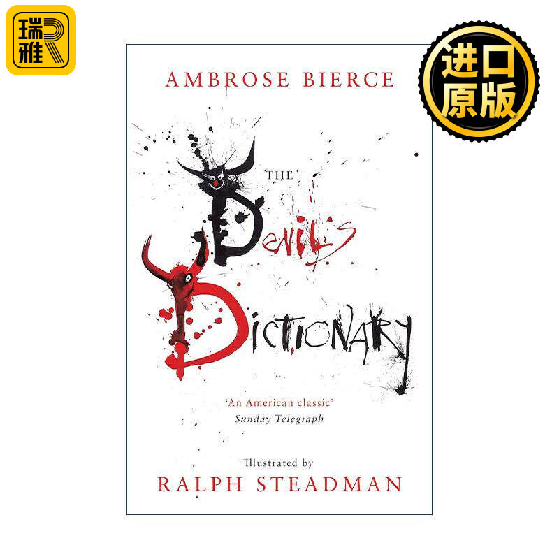 英文原版 The Devil's Dictionary 魔鬼辞典 安布罗斯·比尔斯 插画版 英文版 进口英语原版书籍