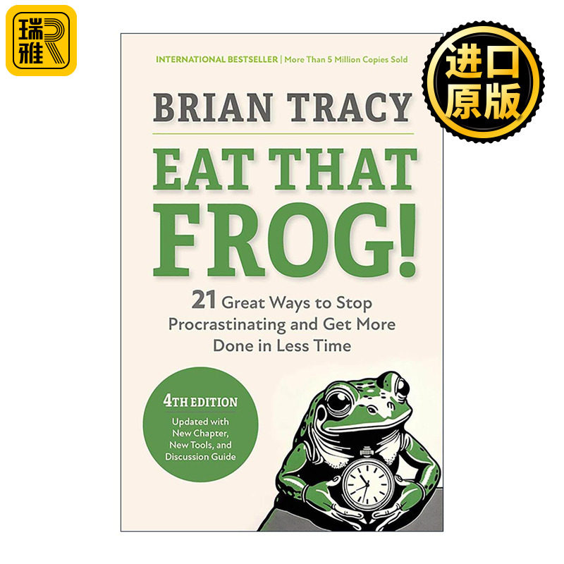英文原版 Eat That Frog! 吃掉那只青蛙 第四版 博恩·崔西的高效时间管理法则 英文版 进口英语原版书籍