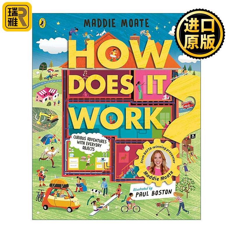 英文原版 How Does it Work 它是如何工作的 探索从冰箱到消防车等机器和物体 儿童生活知识科普精装绘本 英文版 进口英语原版书籍