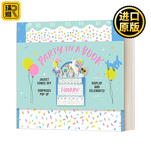 Party In A Book Uplifting Editions 书中狂欢 翻翻立体书 英文原版