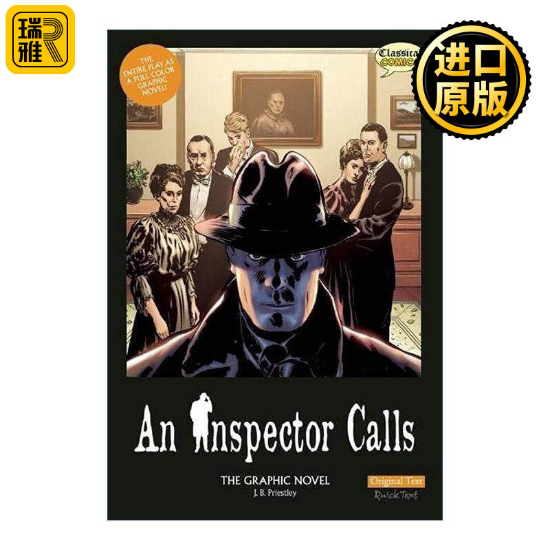 英文原版 An Inspector Calls The Graphic Novel Original Text 罪恶之家 巡官登门 经典文学全彩漫画版 英文版进口英语原版书籍