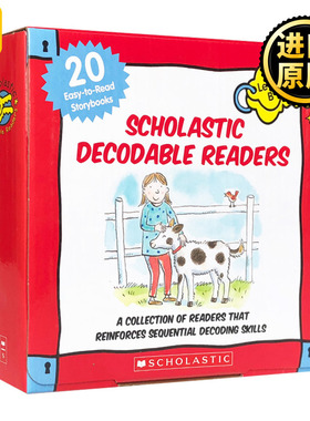 Scholastic Decodable Readers Box Set Level BColor 英文原版