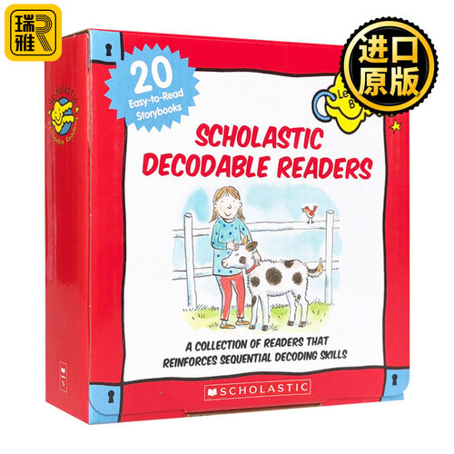 Scholastic Decodable Readers Box Set Level BColor 英文原版