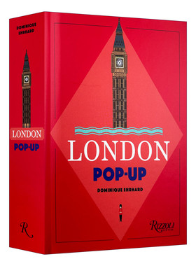 伦敦 立体书 英文原版 London Pop-Up 伦敦最具标志性的古迹，地标和建筑奇观 全英文版 Dominique Erhard 进口原版英语书籍
