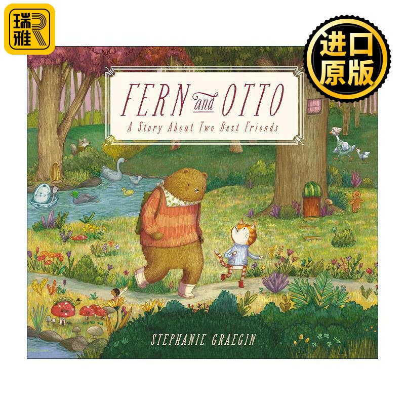 英文原版 Fern And Otto 芬和奥托 关于两个好朋友的故事 儿童精装绘本 Stephanie Graegin 英文版 进口英语原版书籍