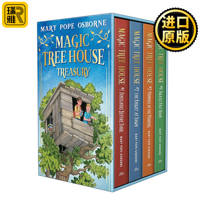 Magic Tree House 1-4 Treasury Boxed Set 神奇树屋1-4册盒装套装