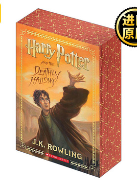 英文原版 Harry Potter and The Deathly Hallows 哈利波特与死亡圣器 彩边版 英文版 进口英语原版书籍