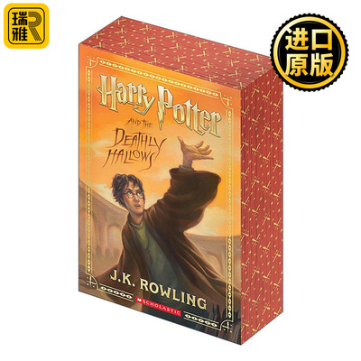 英文原版 Harry Potter and The Deathly Hallows 哈利波特与死亡圣器 彩边版 英文版 进口英语原版书籍