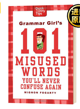 现货 英文原版 语法女王 101个误用单词Grammar Girl's 101 Misused Words