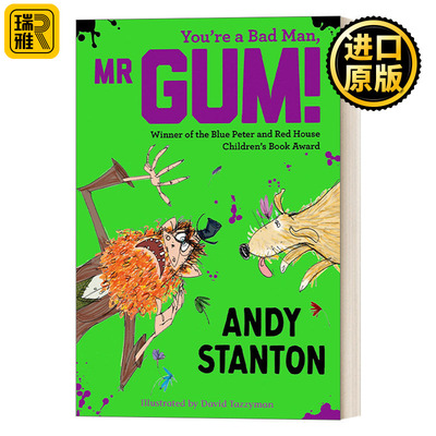 英文原版 You're a Bad Man  Mr. Gum! 阿甘外传-阿甘和大狗杰克 儿童动作冒险小说 英文版 Andy Stanton 进口英语原版书籍