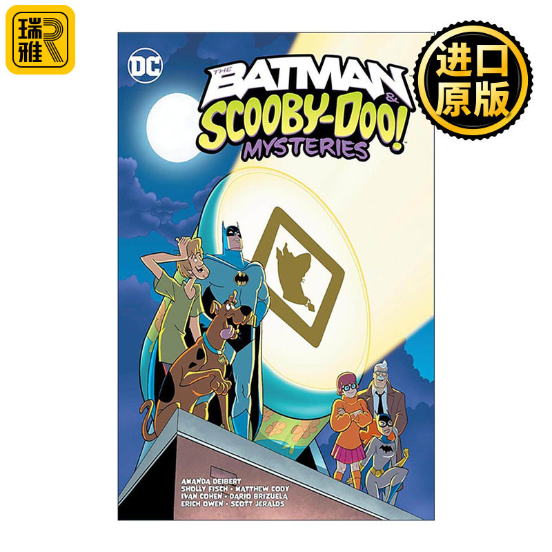 英文原版 The Batman & Scooby-Doo Mysteries Vol.4 蝙蝠侠与史酷比狗之谜 卷四 儿童DC漫画 英文版 进口英语原版书籍