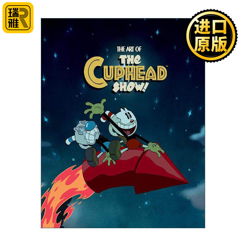 英文原版 The Art of the Cuphead Show 茶杯头大冒险动画设定集艺术书 网飞Netflix系列三季制作角色设计画册周边 精装收藏版