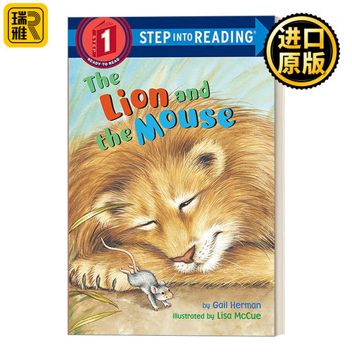 英文原版 Step into Reading 1 - The Lion and the Mouse :狮子和老鼠