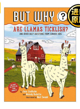 英文原版 But Why 1 Are Llamas Ticklish 但为什么系列1 美洲鸵怕痒吗 儿童趣味动物科普百科 Jane Lindholm 进口英语原版书籍