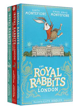 英文原版 The Royal Rabbits of London 3 Books Collection 伦敦皇家兔子系列3册套装 儿童奇幻冒险故事书 Santa Montefiore