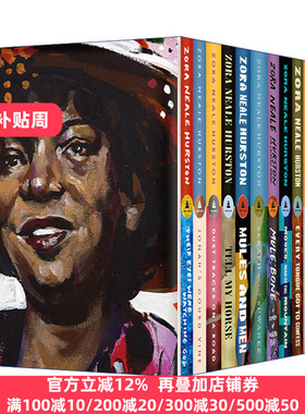 Zora Neale Hurston Boxed Set 美国黑人作家 佐拉尼尔赫斯顿文学作品集10册盒装 他们眼望上苍