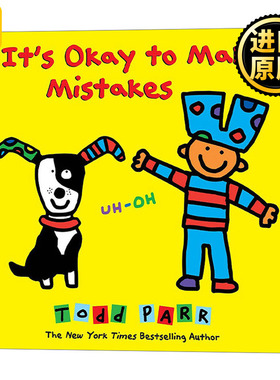 英文原版 It's Okay to Make Mistakes 犯错误是可以的 儿童启蒙认知 名家Todd Parr 精装绘本 没关系The Okay Book作者英语书籍