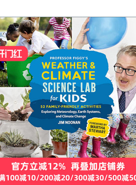 英文原版 Professor Figgy's Weather and Climate Science Lab for Kids 给孩子的天气和气候实验室英文版 进口英语原版书籍