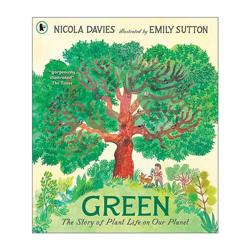 英文原版 Green The Story of Plant Life on Our Planet 地球上的绿色生命 儿童自然科学科普百科绘本 英文版 进口英语原版书籍