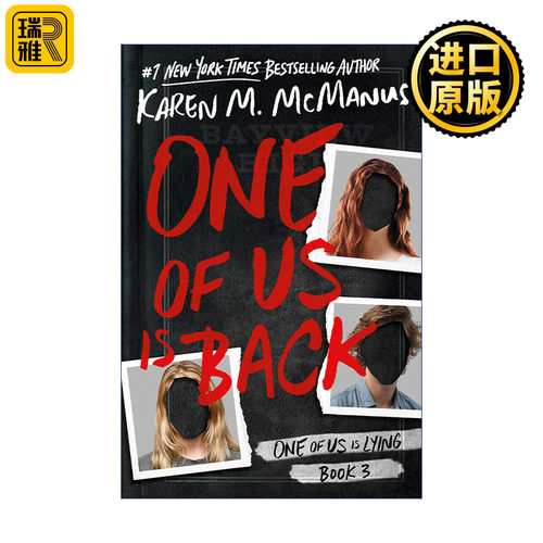 One Of Us Is Back (Exp) 谁在说谎3 One Of Us Is Lying作者Karen M. McManus 英文原版