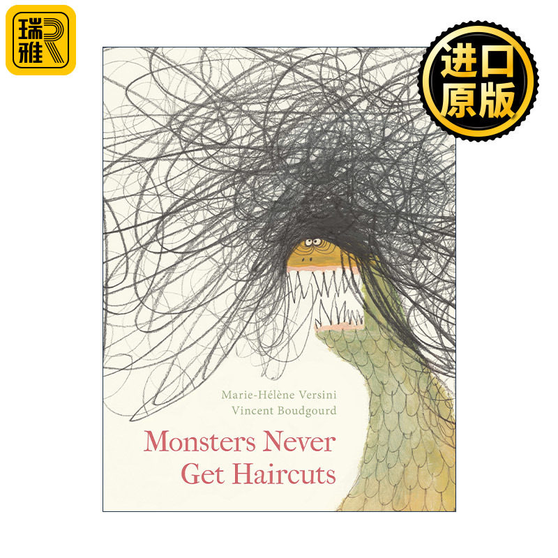 英文原版 Monsters Never Get Haircuts 怪兽从来不理发 精装图画书 英文版 进口英语原版书籍