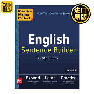 英文原版 Practice Makes Perfect English Sentence Builder 孰能生巧 英语造句 第2版 英文版 进口英语原版书籍