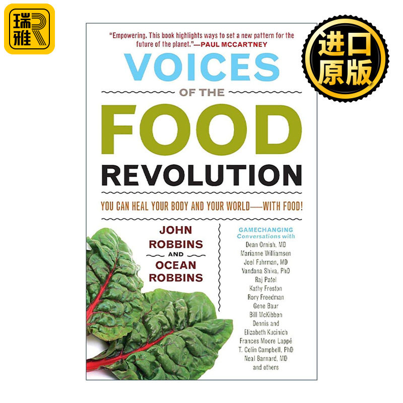 英文原版 Voices of the Food Revolution 食物革命之声 用食物治愈你的身体和世界 新世纪饮食作者 英文版 进口英语原版书籍