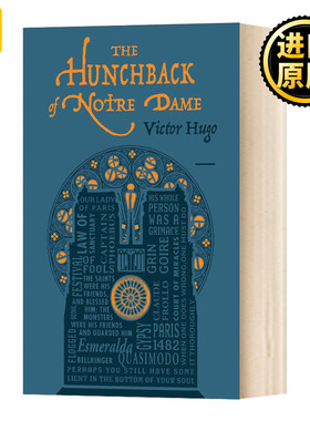 巴黎圣母院 云经典 英文原版 The Hunchback of Notre Dame Word Cloud Classics Flexibound 全英文版进口原版英语书籍