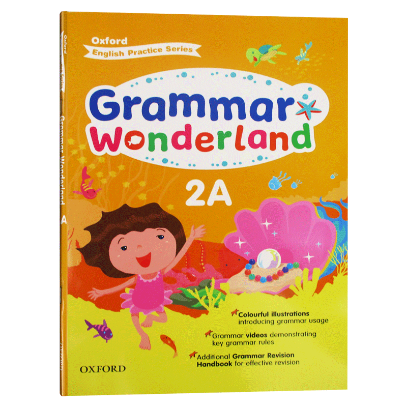 牛津小学英语语法练习册二年级上学期 英文原版 Oxfor Grammar Wonderland 2A 少儿英语分级练习教材 OUP Oxford 配视频 附答案
