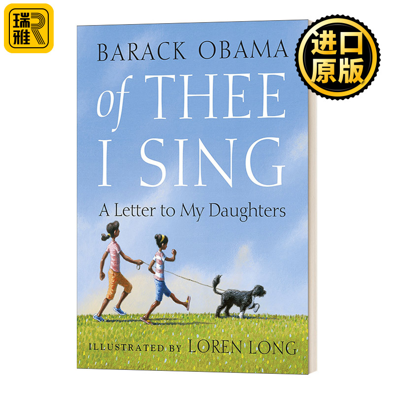 英文原版 Of Thee I Sing赞美你奥巴马给女儿的信英文版 Barack Obama进口英语原版书籍