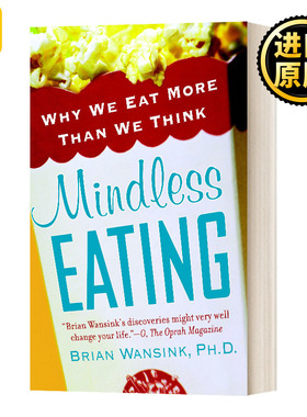 瞎吃 最好的节食就是你根本不知道自己在节食 英文原版 Mindless Eating Why We Eat More Than We Think 英文版 进口英语原版书籍