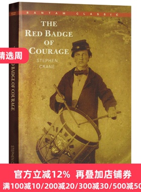 红色勇气徽章 英文原版 The Red Badge of Courage 英文版 Stephen Crane 军事纪实文学小说 进口书籍