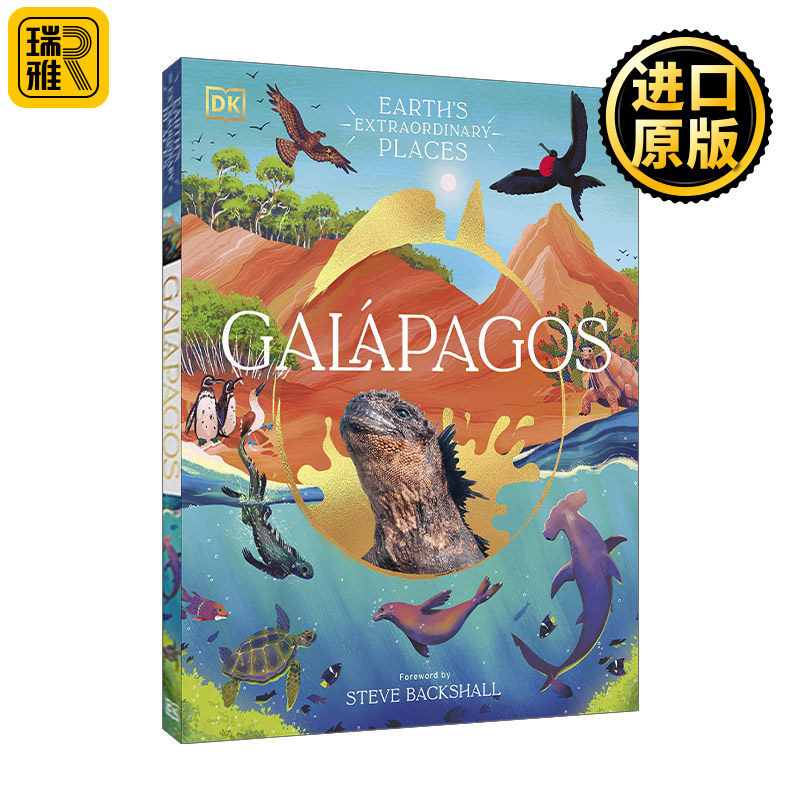 英文版 Galapagos 加拉帕戈斯群岛百科知识图鉴 精装