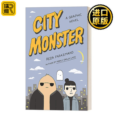 英文原版 City Monster 城市怪物 幽默科幻漫画 Reza Farazmand