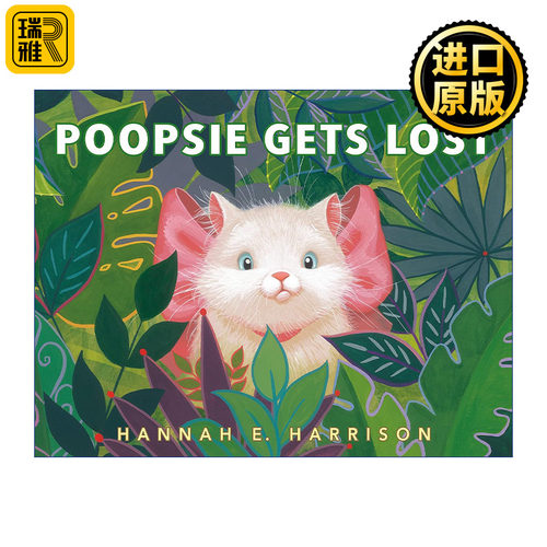 Poopsie Gets Lost 波斯猫迷路了 儿童精装绘本 猫猫历险动物故事图画书 不平凡的珍妮作者Hannah E. Harrison