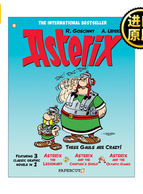 Asterix Omnibus #4 高卢英雄历险记 10-12 合订本 卷四