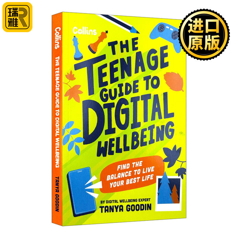 英文原版 Collins The Teenage Guide to Digital Wellbeing 柯林斯青少年数字健康指南 12步找回生活平衡 英文版进口英语原版书籍