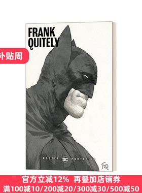 英文原版小说 DC Poster Portfolio Frank Quitely DC顶级画师海报画集 英文版 Frank Quietly 进口英语原版书籍
